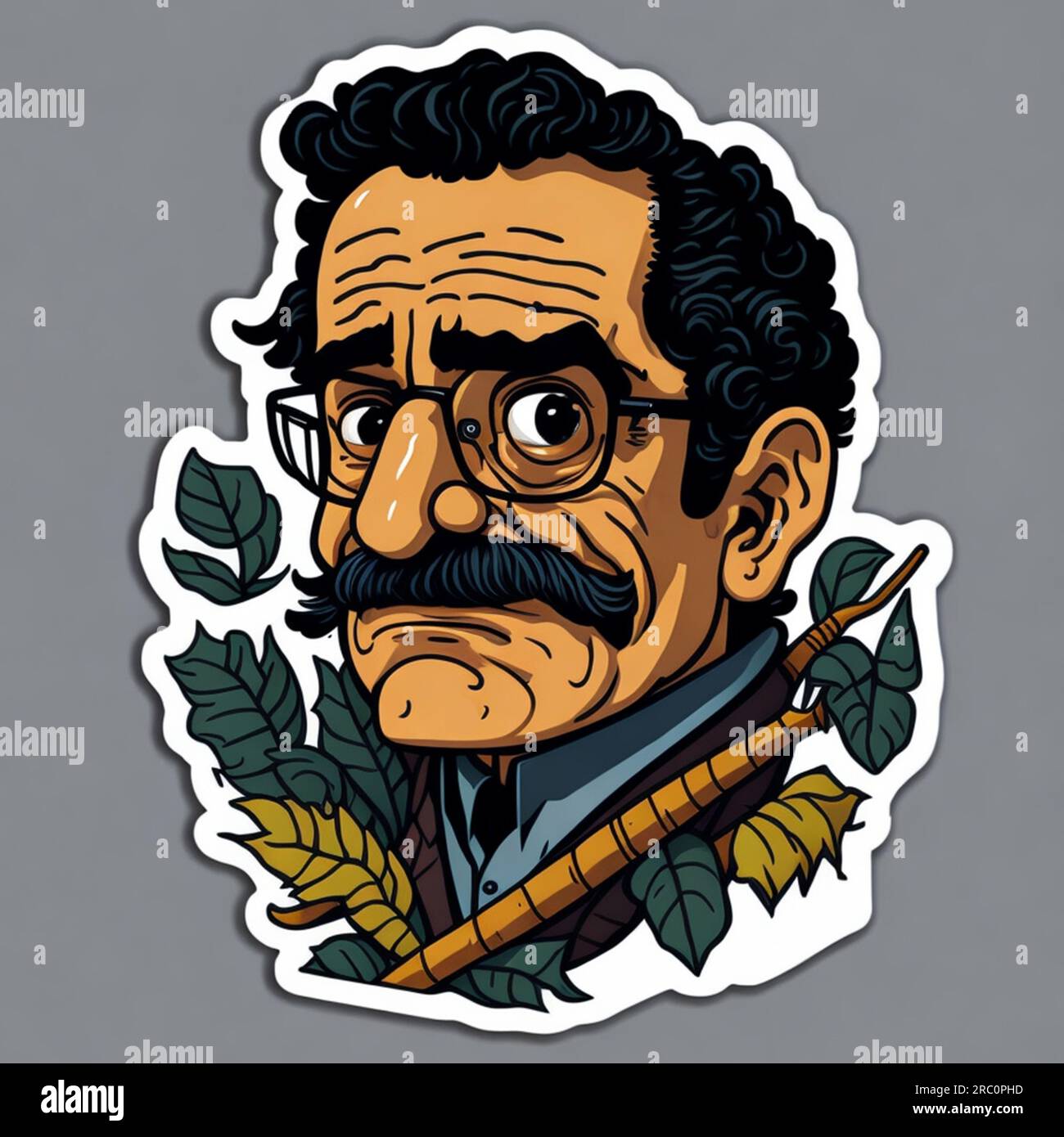 Gabriel Garcia Marquez Caricatura