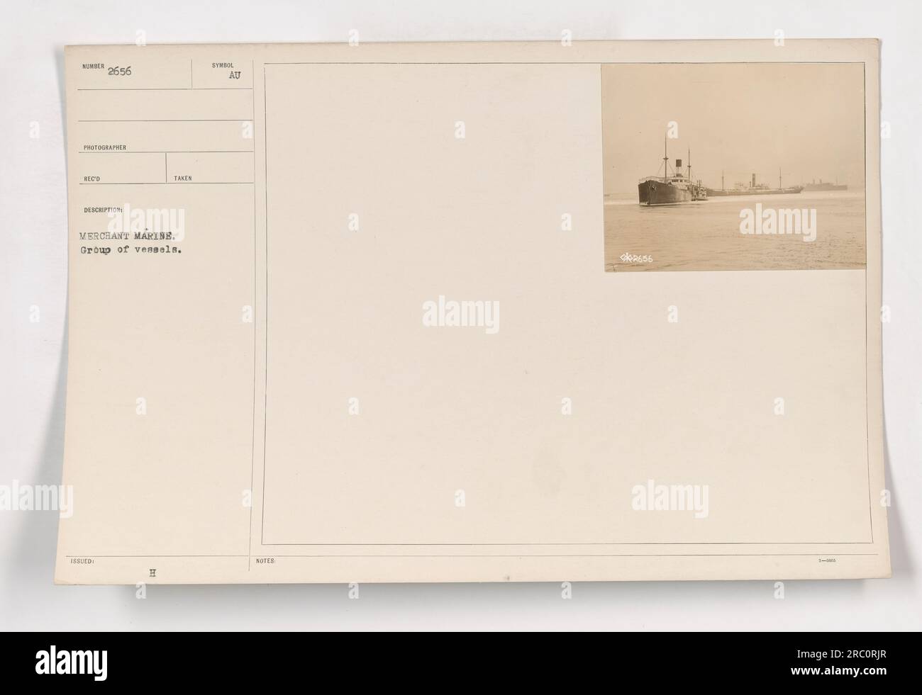 A group of vessels from the Merchant Marine during World War One. This ...