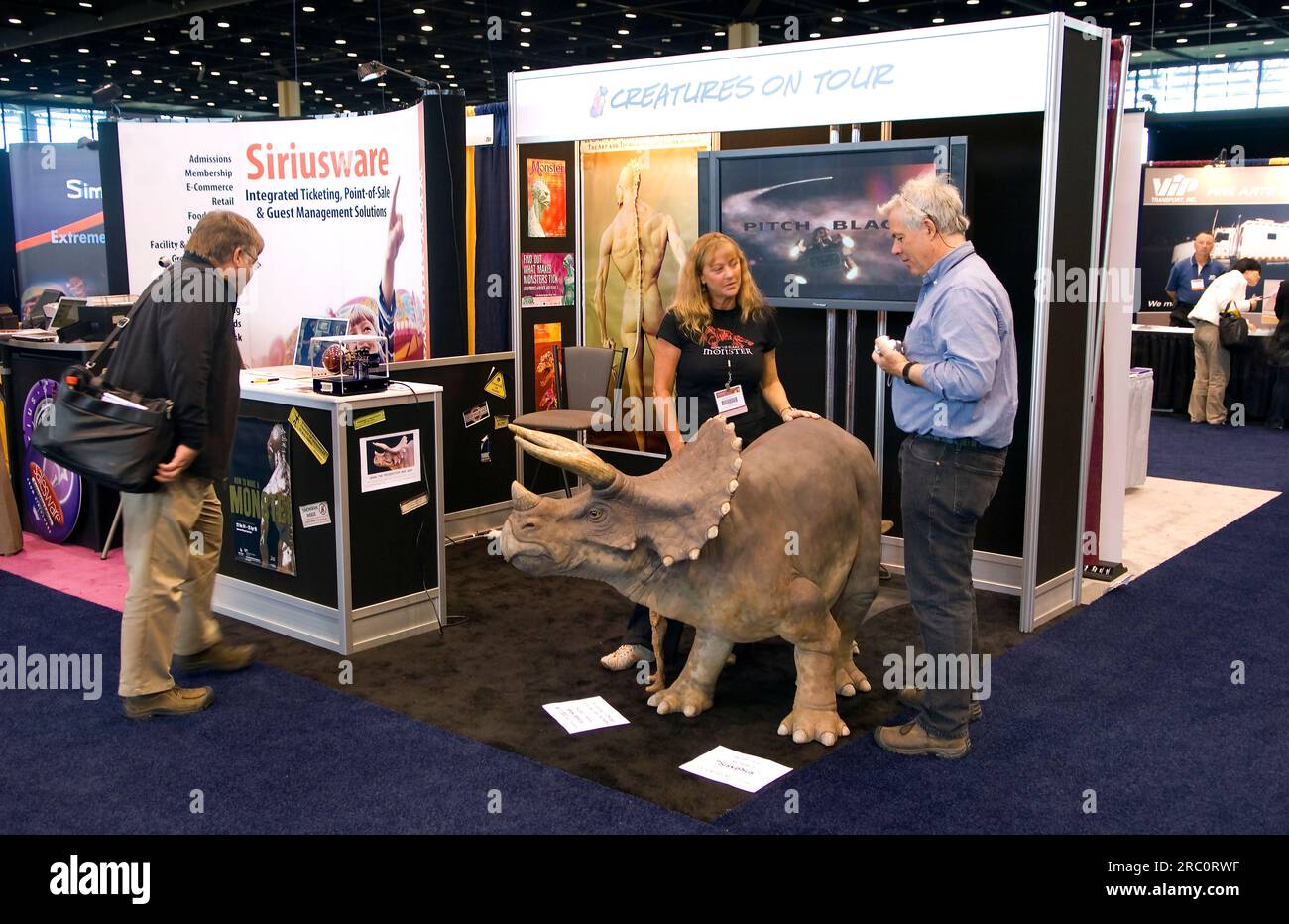 Museum Exhibitors convention at the Chicago Convention Center, Chicago, Illinois Stock Photo