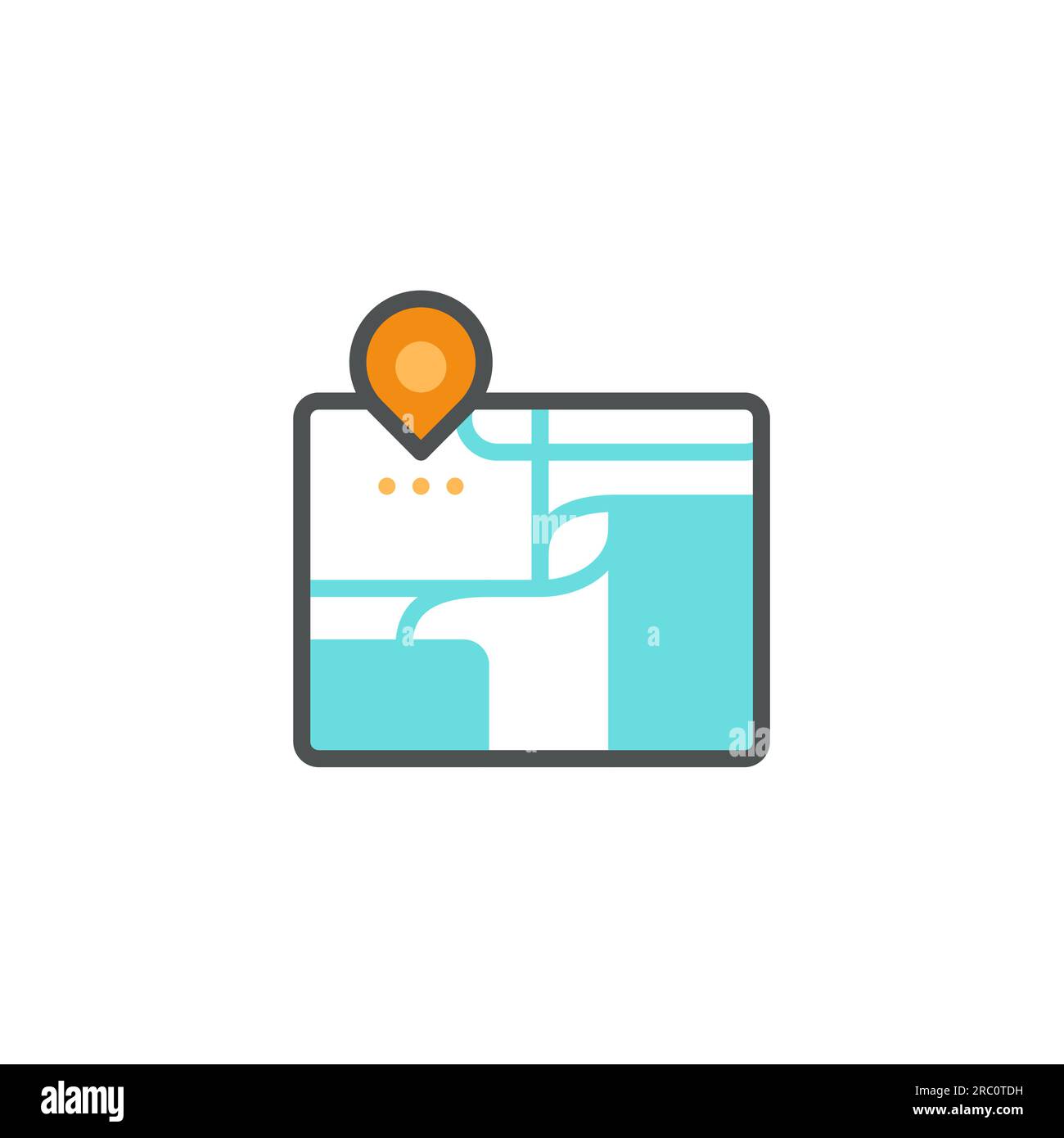 Locating Addresses with Precision on a Location Map Stock Vector Image