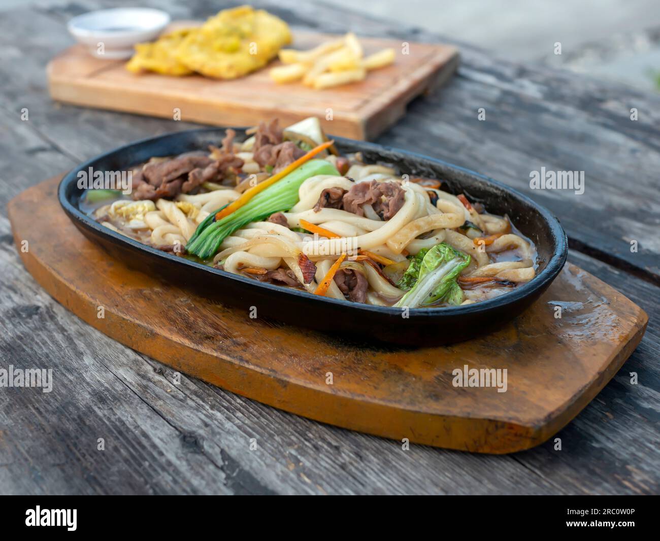 Teak wood table hi-res stock photography and images - Alamy