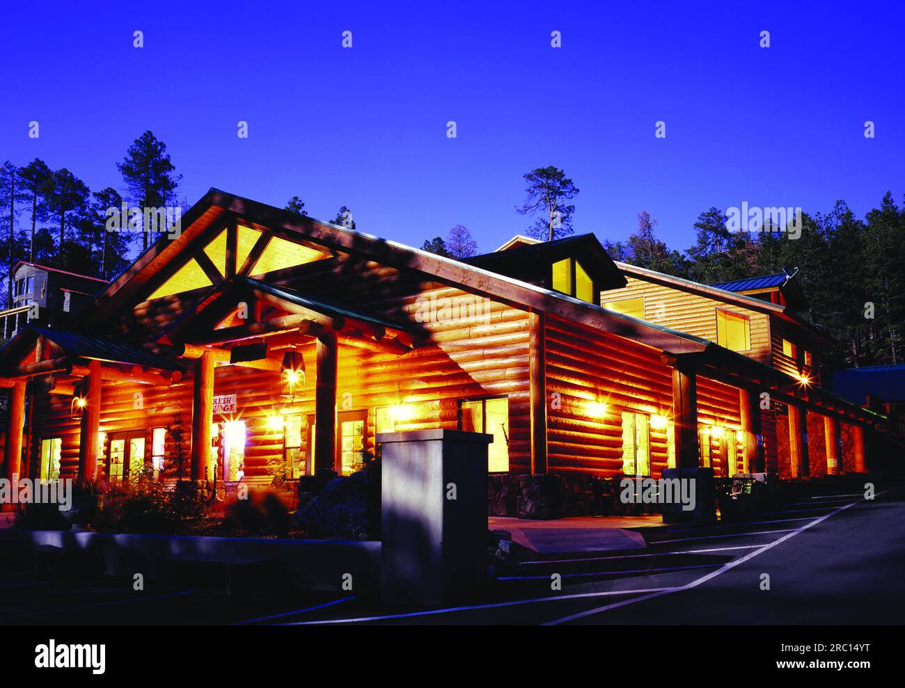 Summer Haven on Mount Lemmon. Santa Catalina Mountains, Arizona Stock