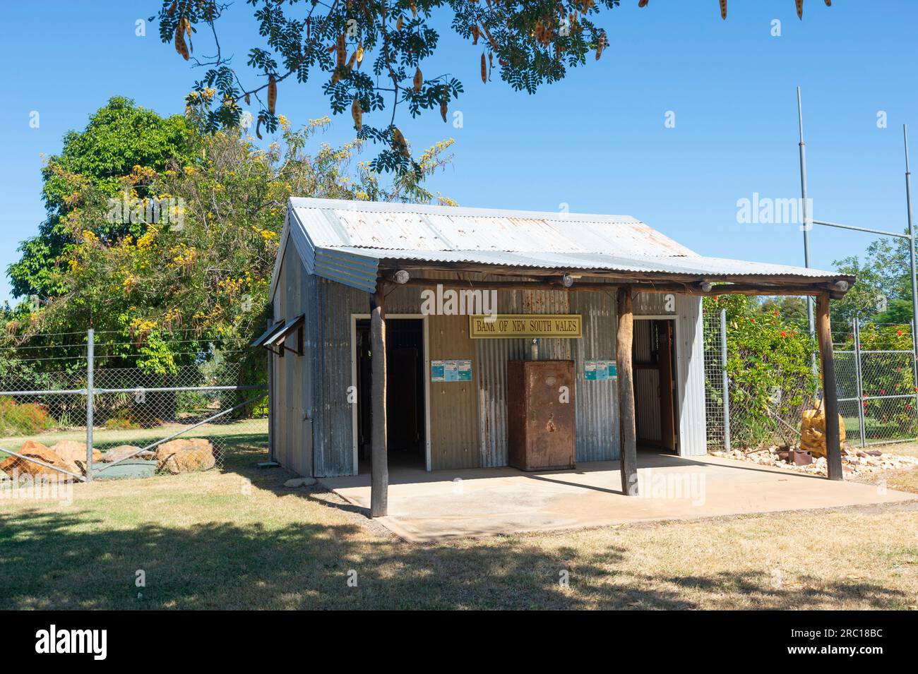 Old building at the visitors centre in the small rural town of Croydon, Gulf Savannah, Queensland, QLD, Australia Stock Photo