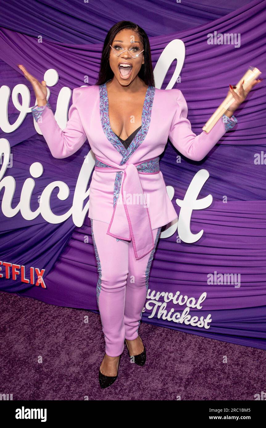 Actor Miss Peppermint attends the premiere of "Survival of the Thickest