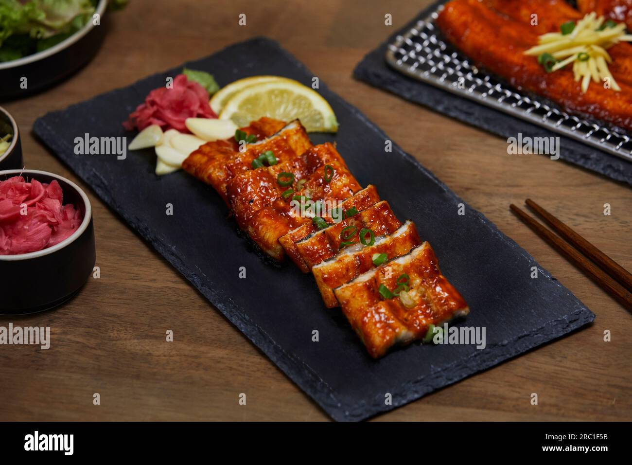 korean traditional food, grilled eel Stock Photo Alamy