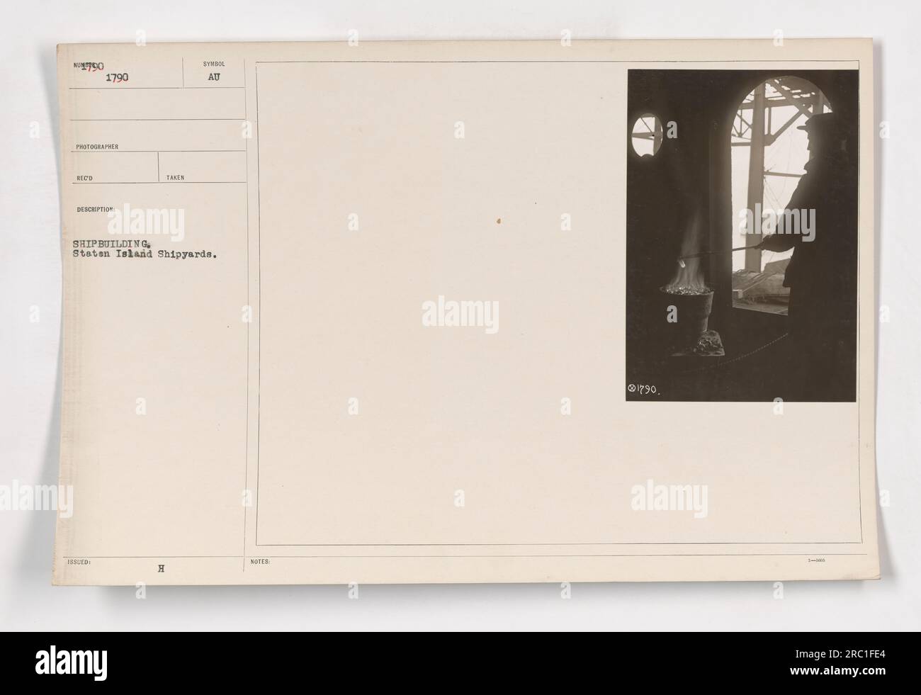 Staten Island Shipyards in 1890. An image of shipbuilding activities at