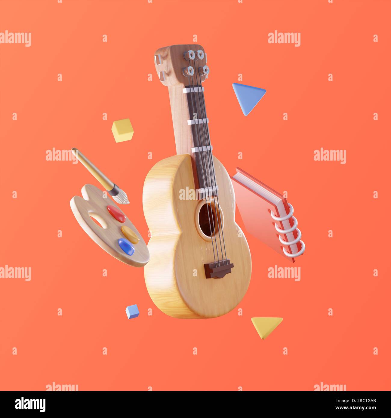 3d instrument, art supplies Stock Photo Alamy