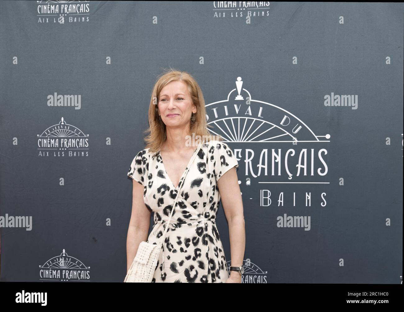 Aix-Les-Bains, 2023.9th June, 2023. Anne Gravoin attends the French Film and Gastronomy Festival in Aix-Les-Bains, France Stock Photo