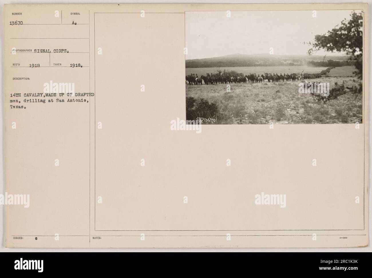 Soldiers from the 14th Cavalry, composed of drafted men, are seen
