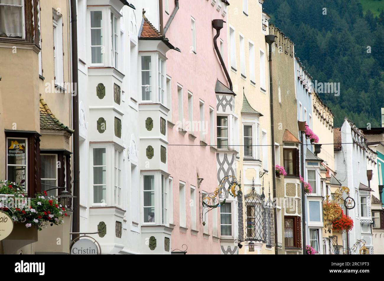 Sterzing is the northernmost town in Italy. The main street of the old