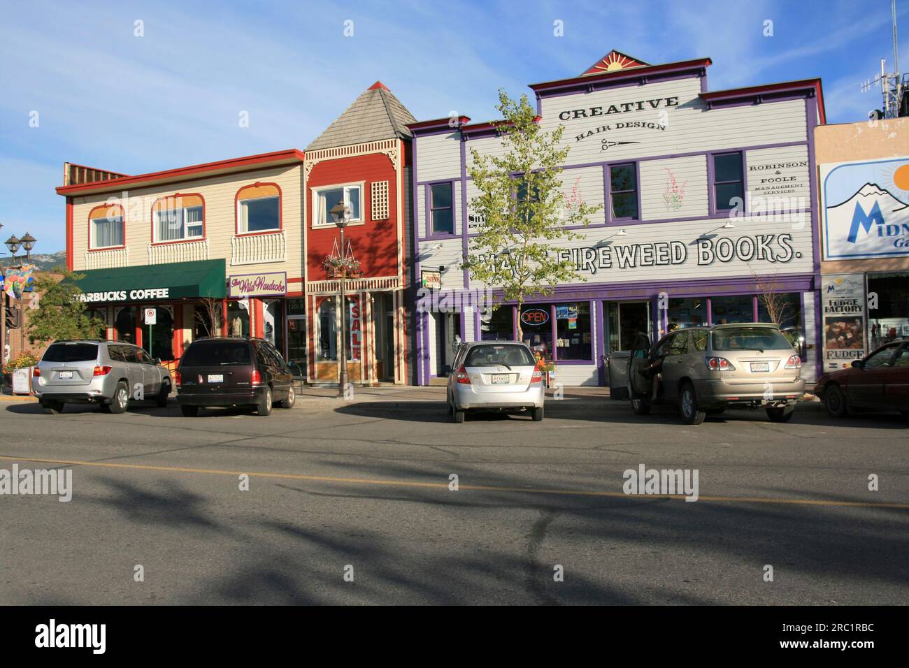 In downtown Whitehorse, Yukon Territory, Canada Stock Photo Alamy
