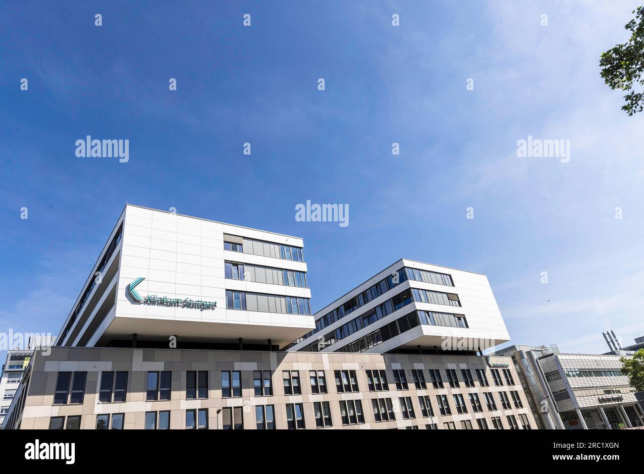 Klinikum Stuttgart, the city's largest hospital with 40 per cent of the