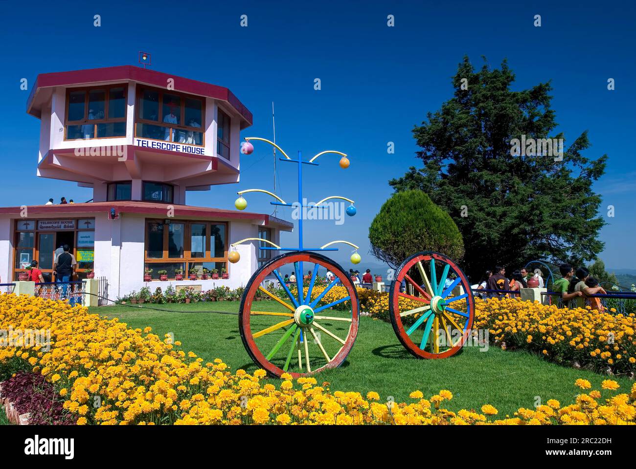 Telescope house in Doddabetta peak (2) (623 mts) is the highest