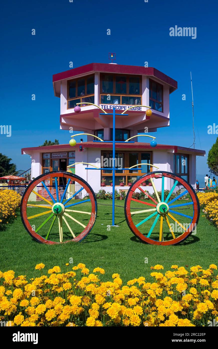 Telescope house in Doddabetta peak (2) (623 mts) is the highest