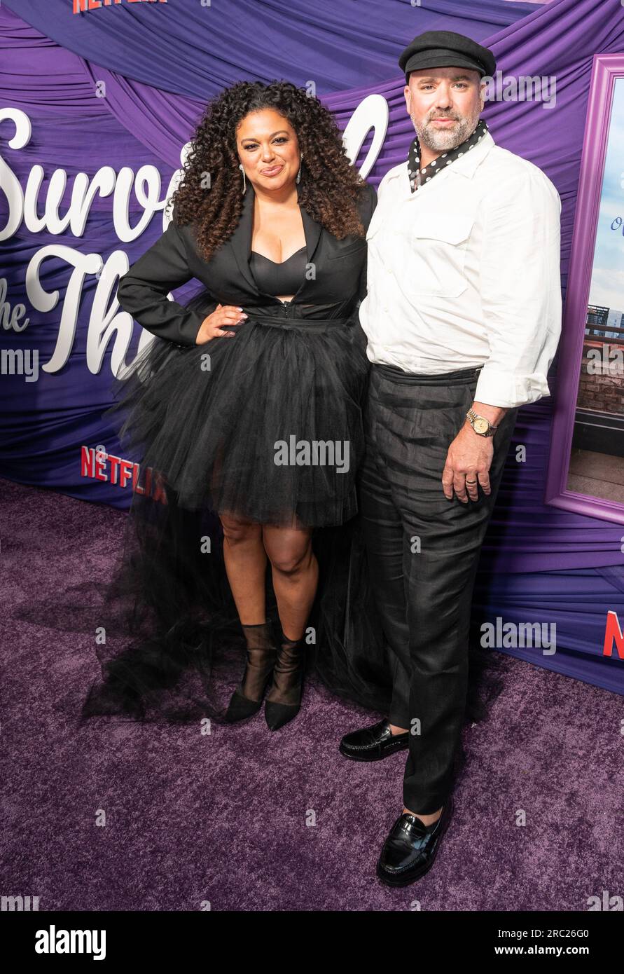 Michelle Buteau and Gijs van der Most attend New York premiere of