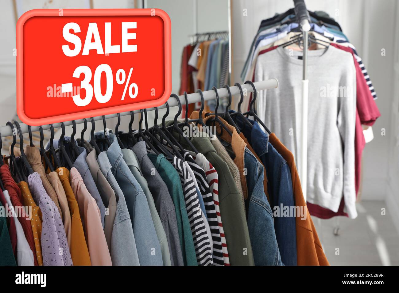 Women's clothes and sale sign hi-res stock photography and images - Page 2  - Alamy