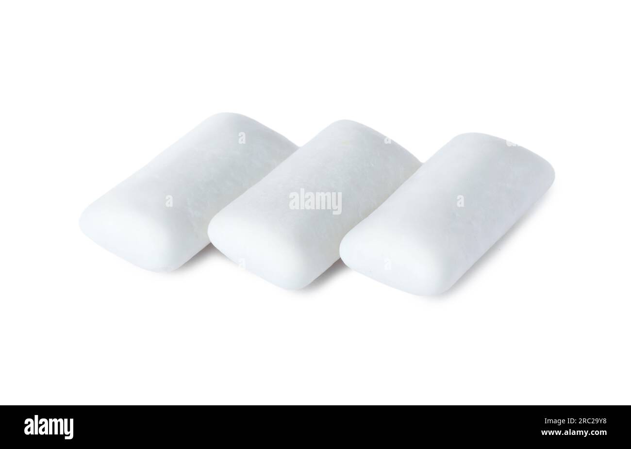 Many tasty chewing gums on white background Stock Photo Alamy