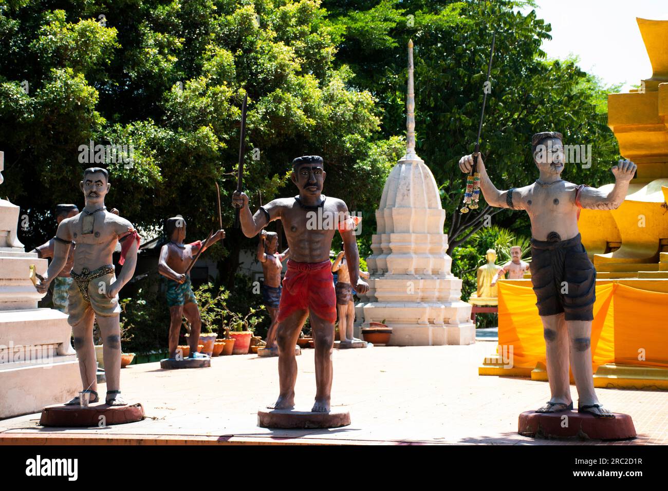 A monument commemorating the heroism and bravery of History Khun Rong