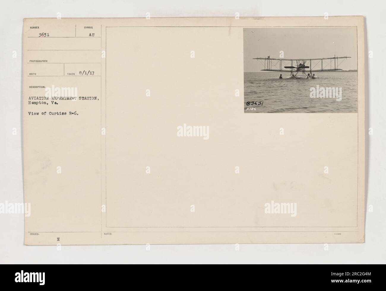 Curtiss R6 A photograph showing a view of a Curtiss R-6 aircraft at the Aviation ...