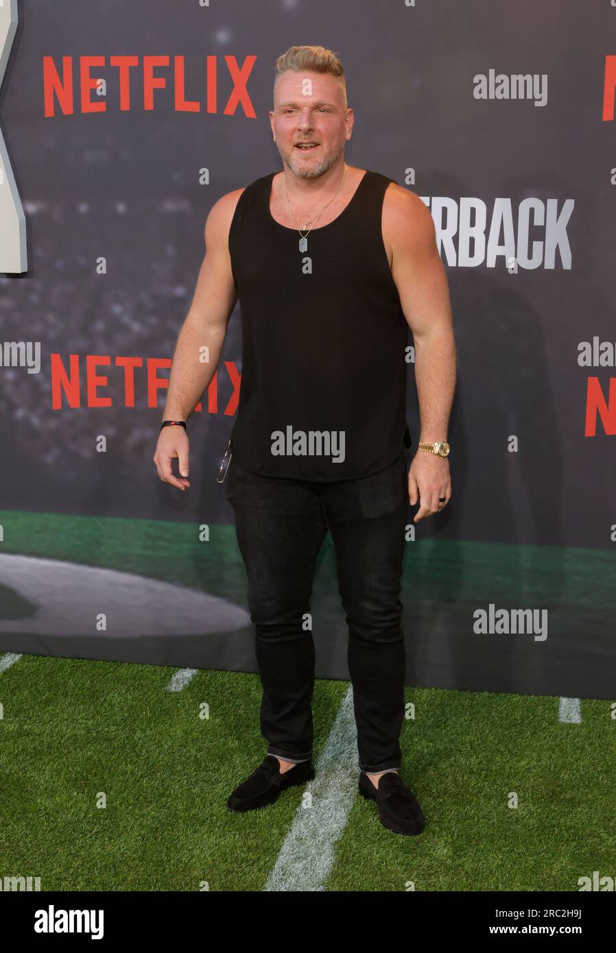 11 July 2023 Hollywood, California - Pat McAfee. Los Angeles Premiere