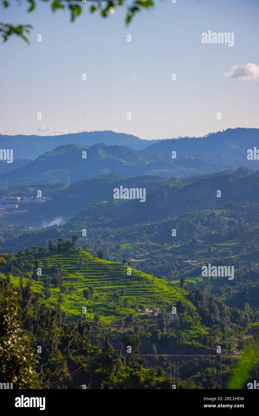 Rolling scenery grassy alpine hi-res stock photography and images - Alamy