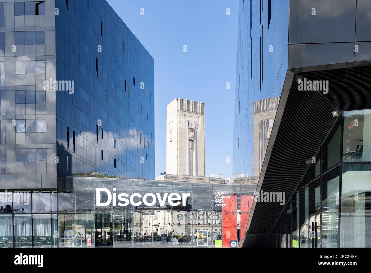 Liverpool, united kingdom May, 16, 2023 Mann Island building, by Broadway Malyan, Liverpool Waterfront, England, UK Stock Photo