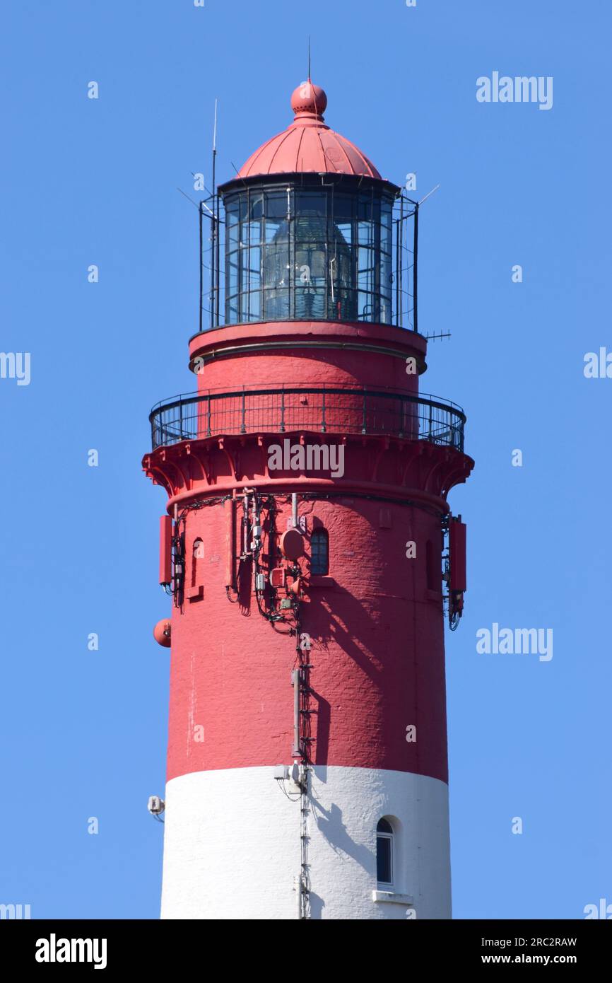 Lighthouse, Nebel, Amrum, Germany Stock Photo