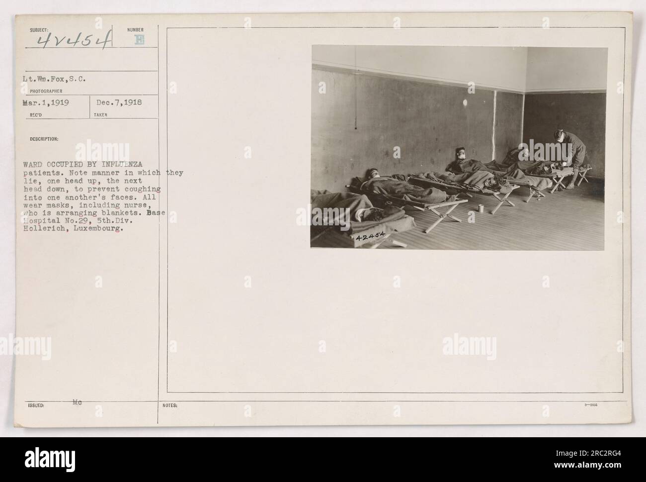 World war 1 medical ward hi-res stock photography and images - Alamy