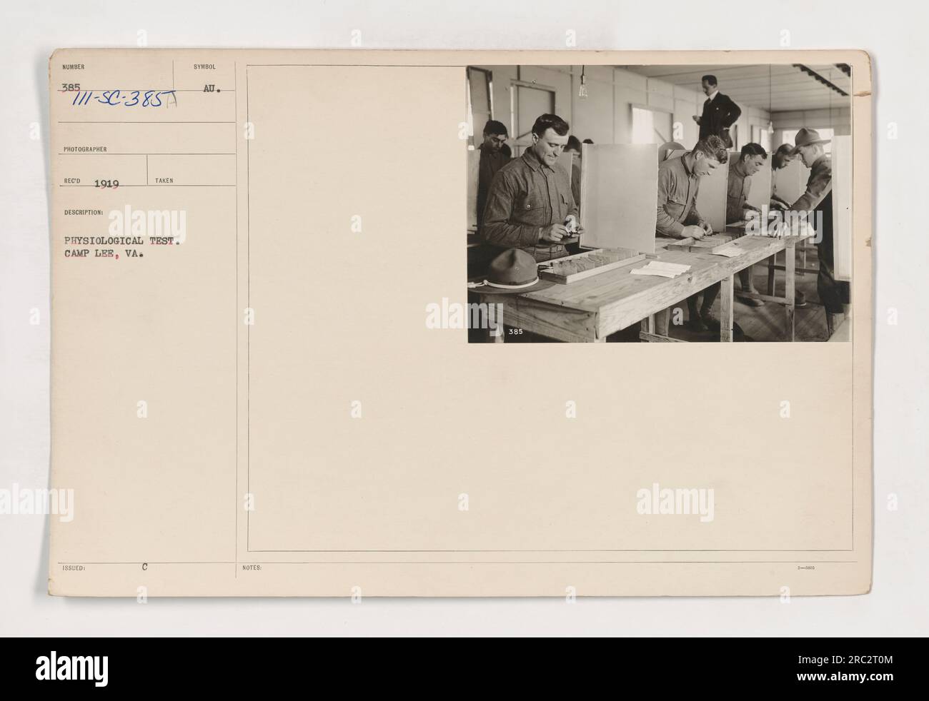 Camp lee psychological test hi-res stock photography and images 
