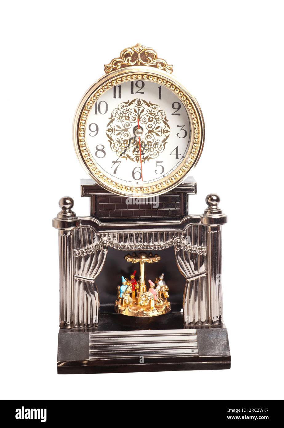 Old vintage antique clock. Antiques concept Stock Photo - Alamy
