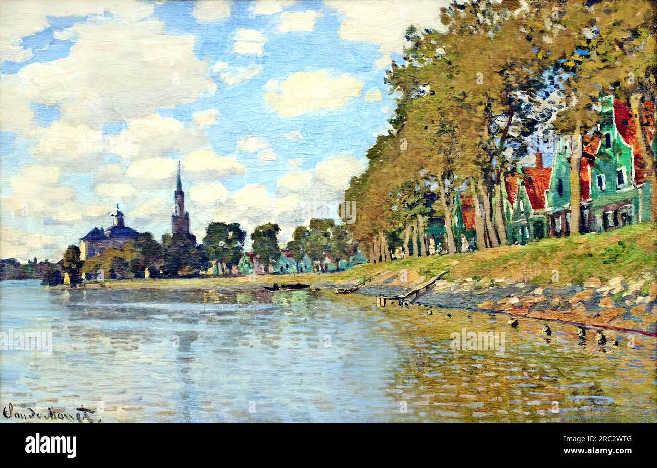 Claude Oscar Monet – Zaandam 1871 Stock Photo - Alamy