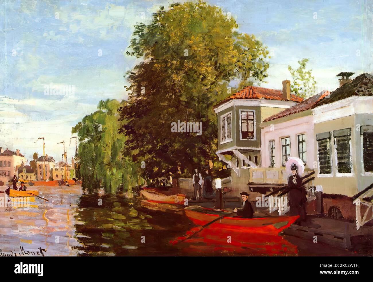 Claude Oscar Monet – Zaan at Zaandam 1871 Stock Photo - Alamy
