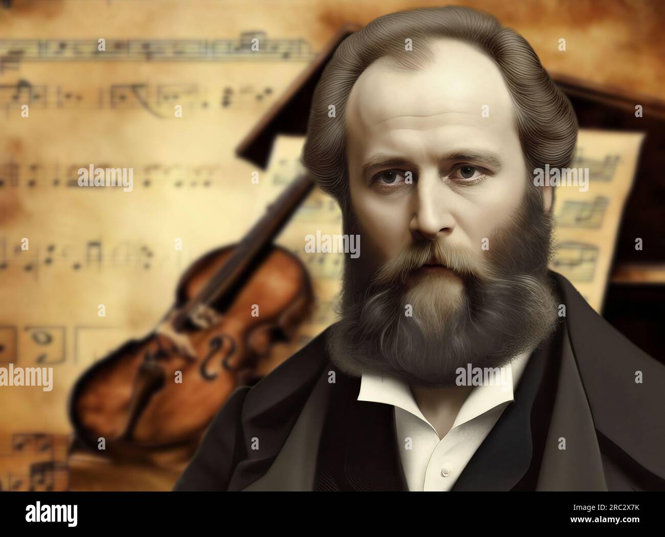 Charles François Gounod was an important French composer Stock Photo Alamy
