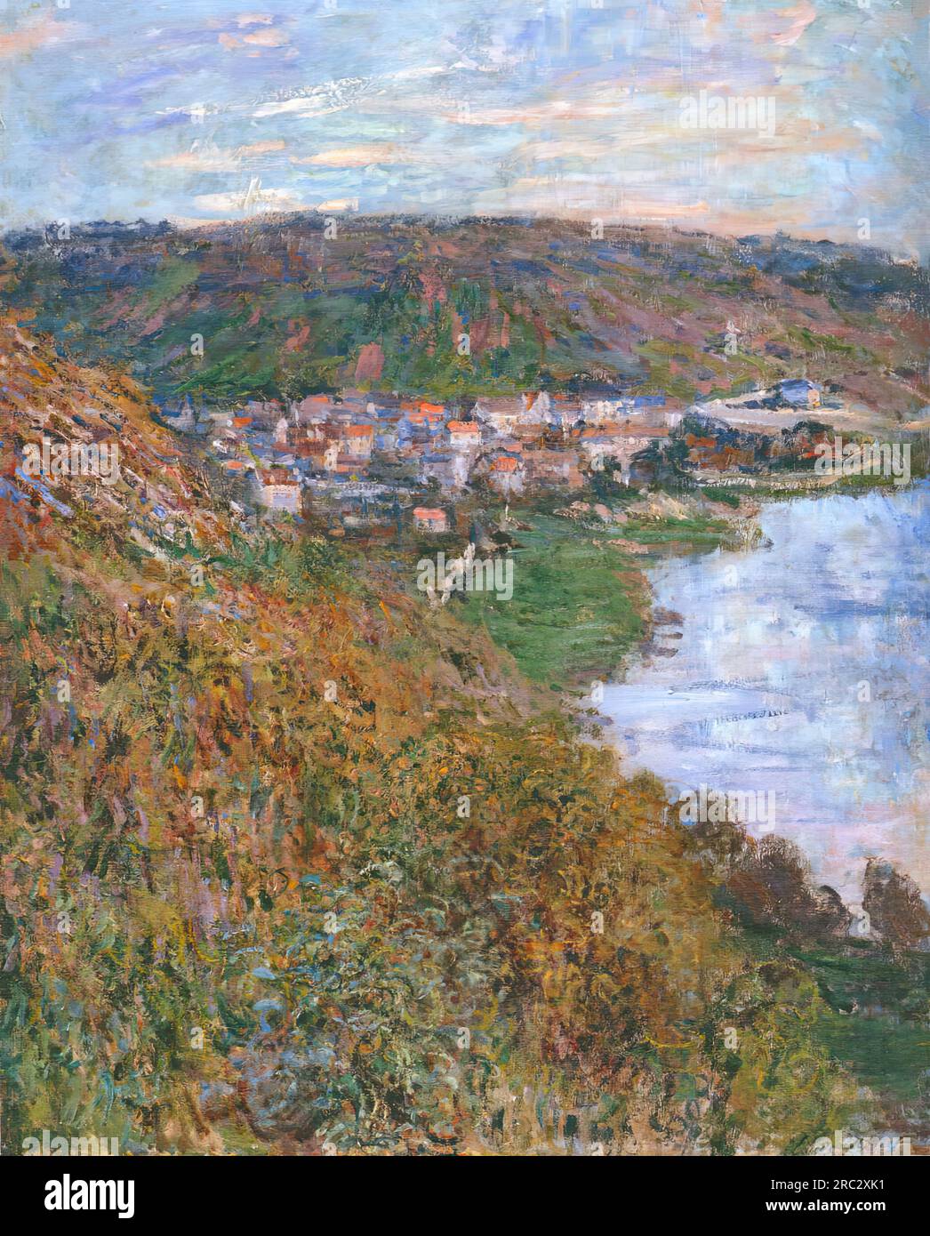 View of Vetheuil, Claude Monet, 1880, Metropolitan Museum of Art