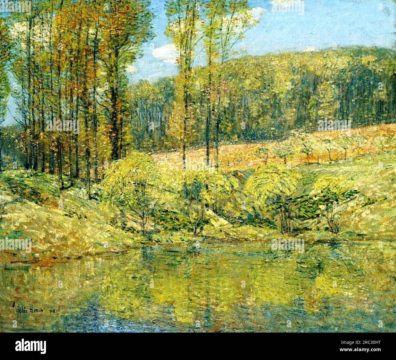 Spring, Navesink Highlands 1908 by Childe Hassam Stock Photo Alamy