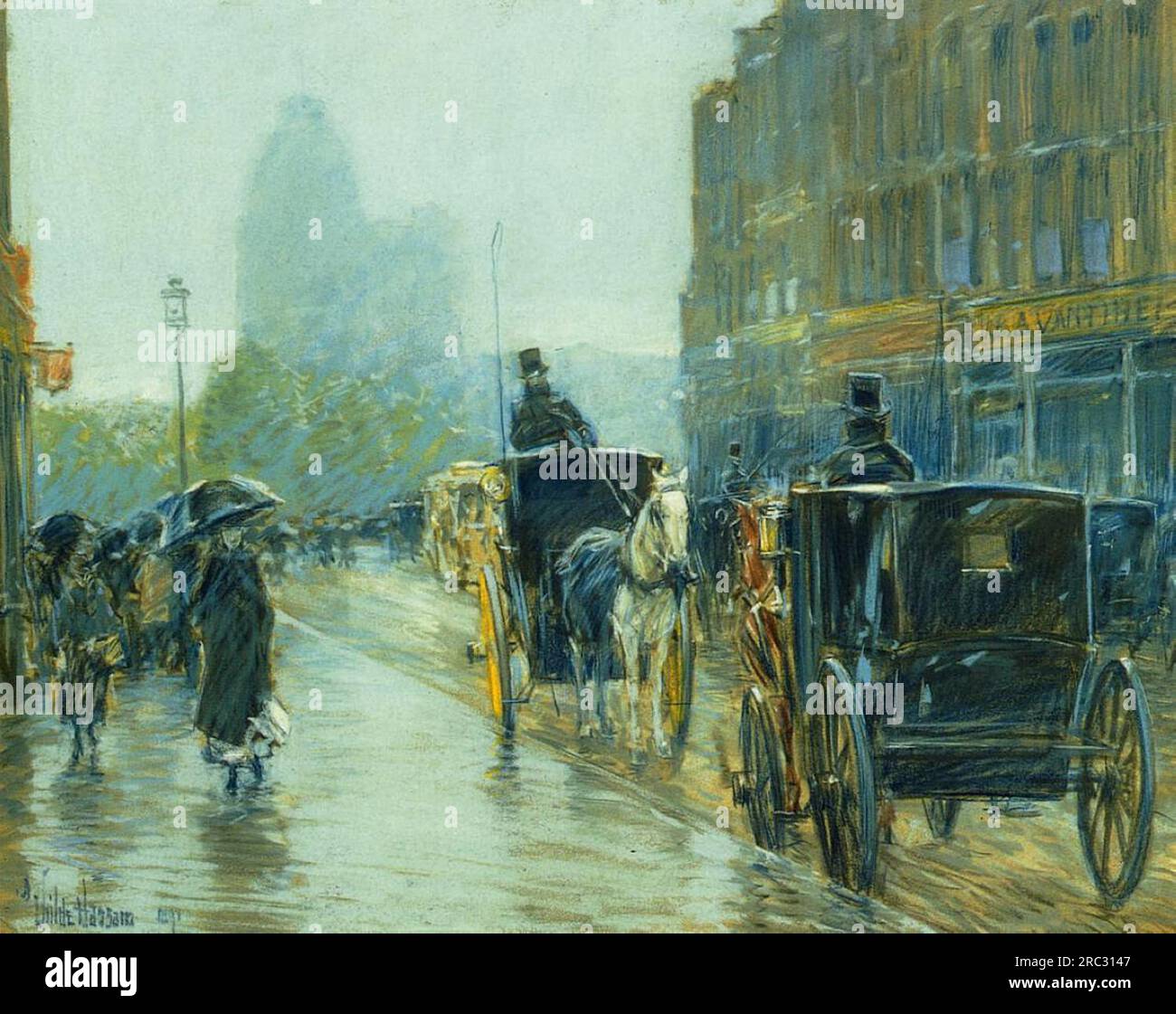 Horse drawn cabs hi-res stock photography and images - Alamy