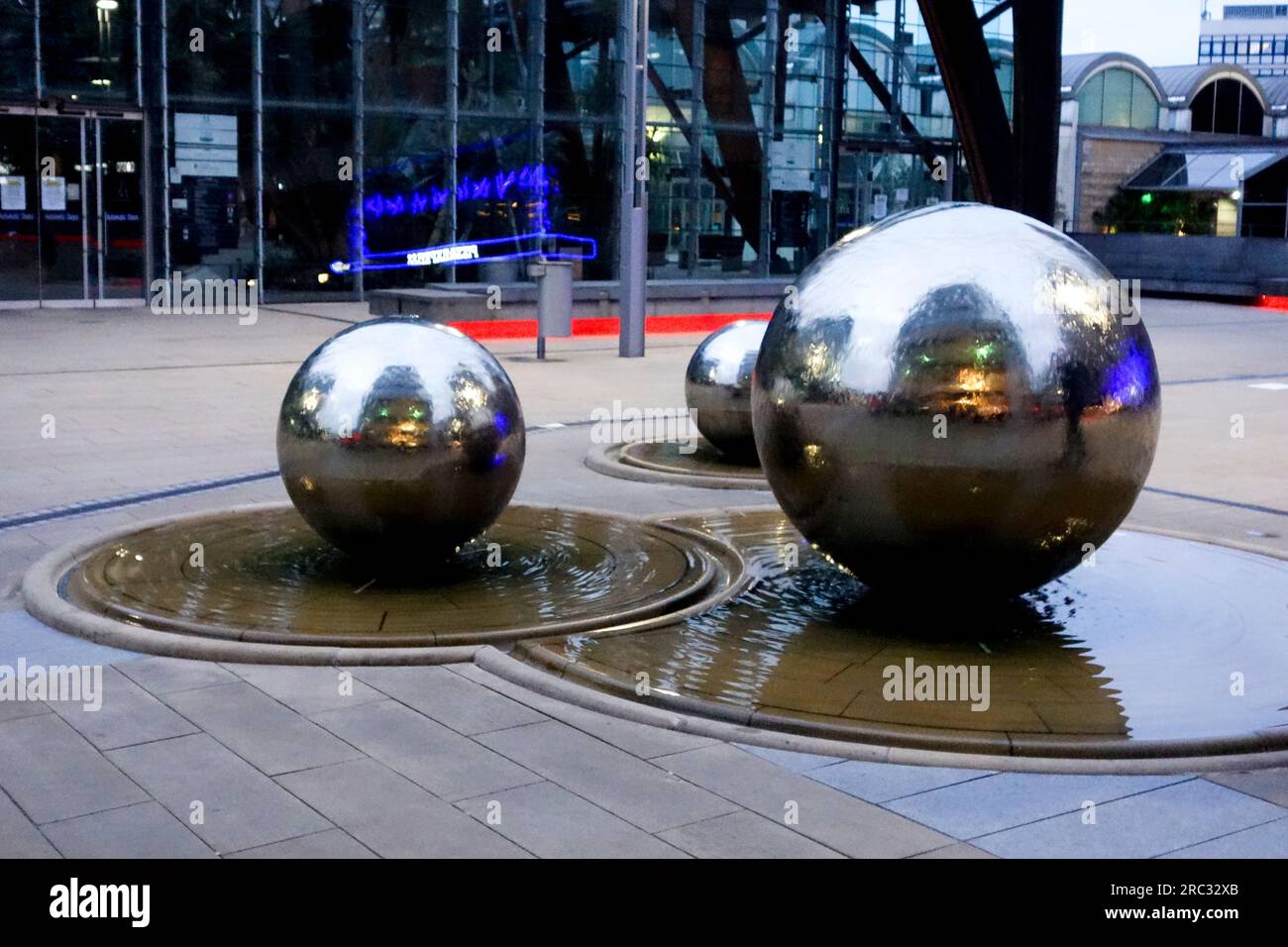 Sculpture, Norfolk Street, Sheffield, England Stock Photo