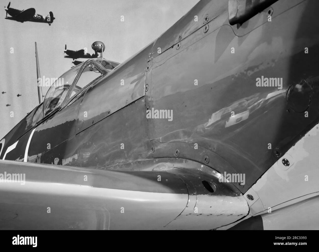 Supermarine Spitfire Mk.IX legendary World War 2 British fighter plane