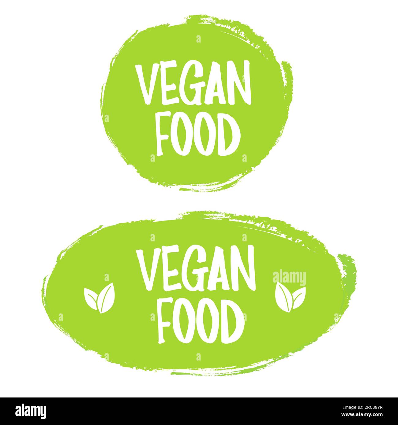 vegan food. stamp. sticker Vector illustration image eps Stock Vector