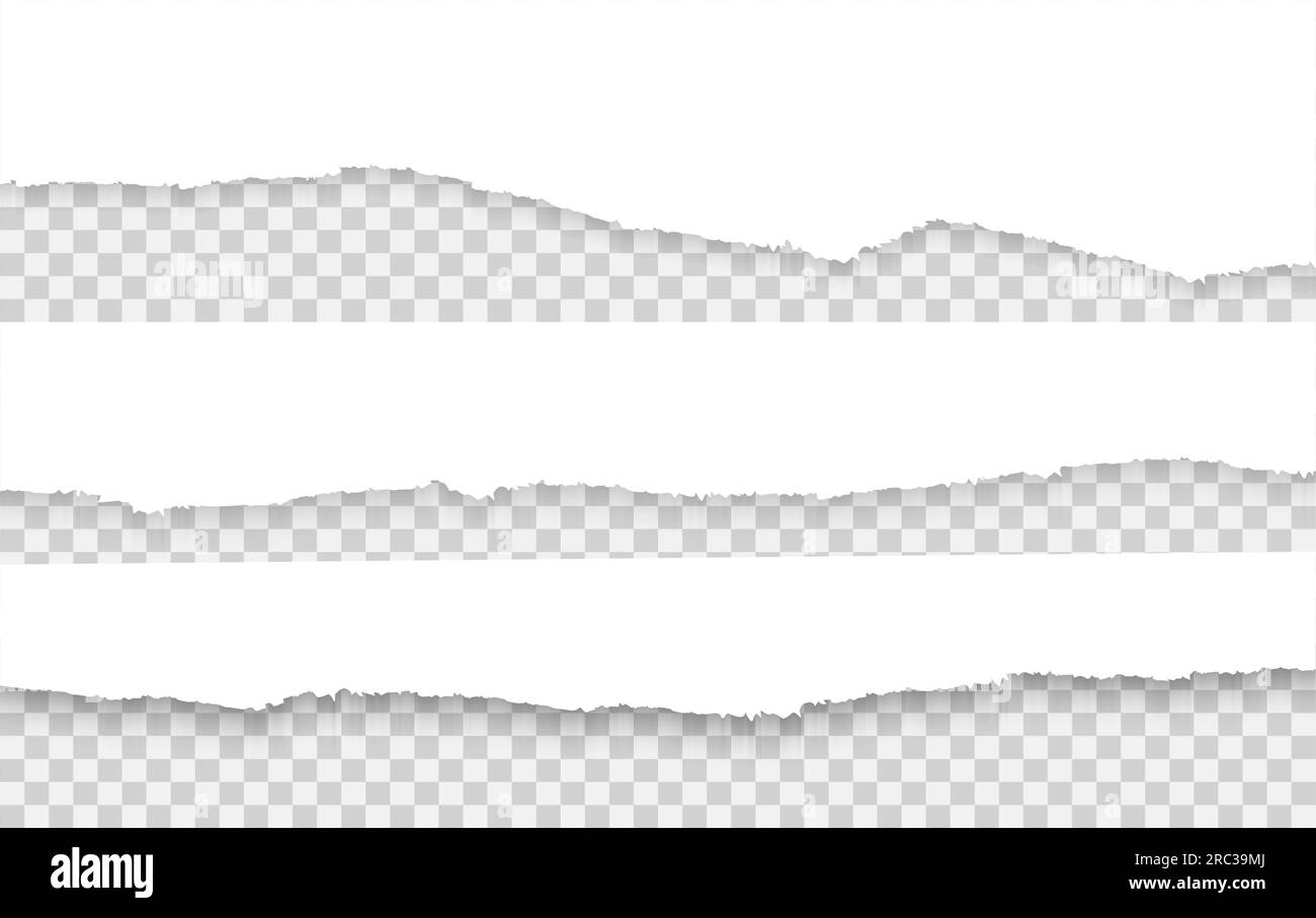 Torn edge vector vectors Black and White Stock Photos & Images - Alamy