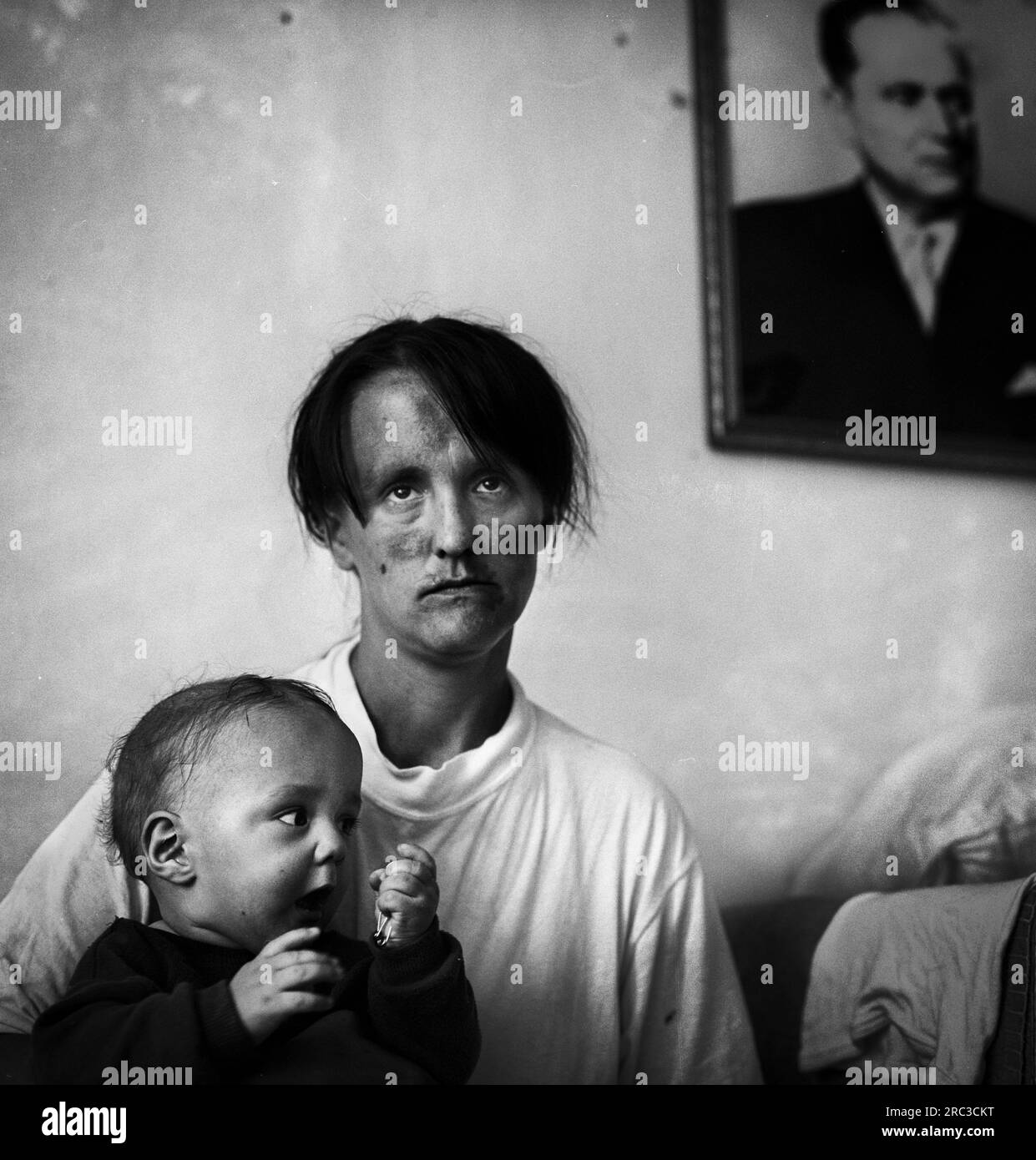 Srebrenica mother child survivor tusla refugee tito hires stock