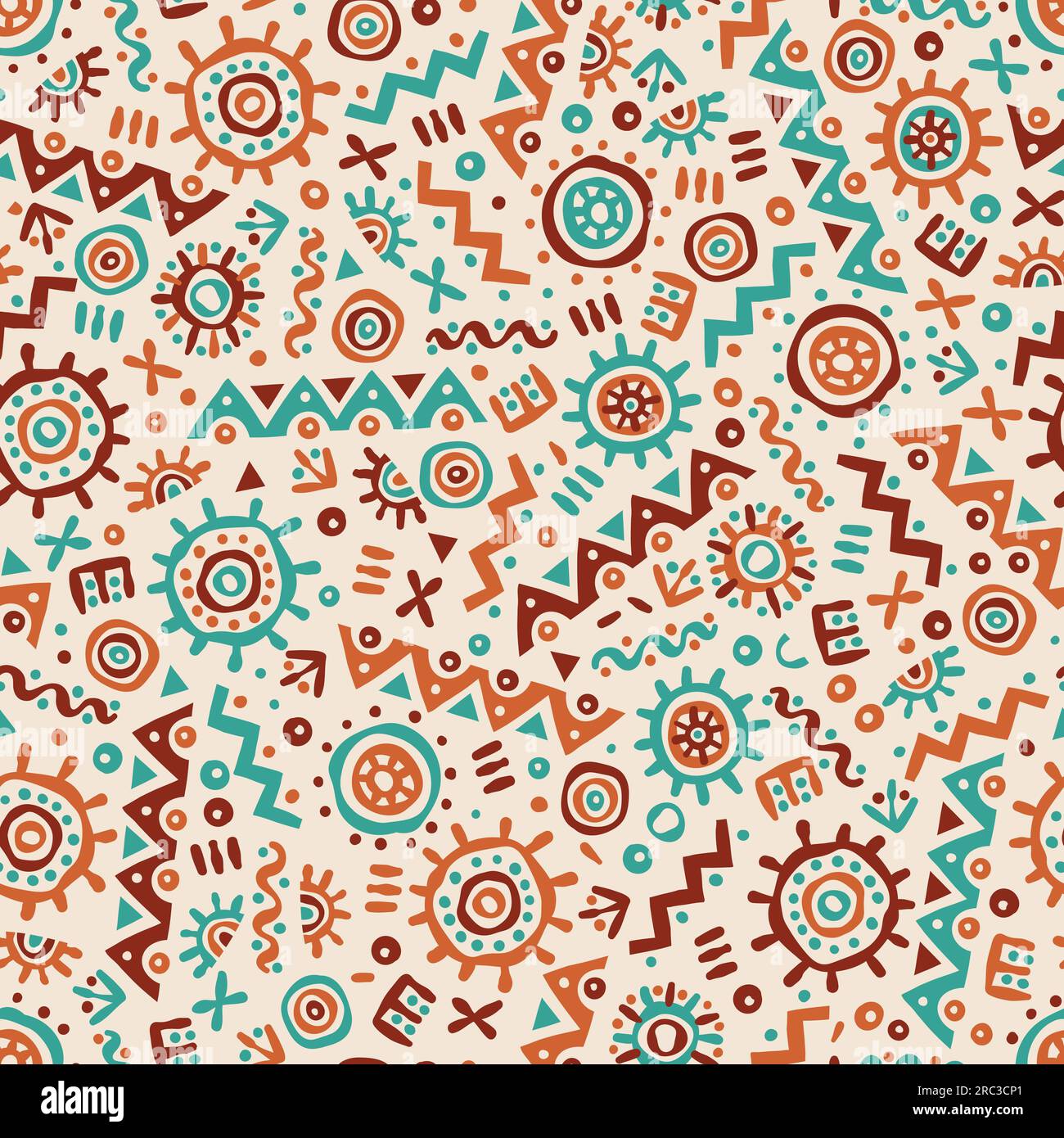 Simple Background Pattern Hand Draw Hand drawn abstract seamless pattern, ethnic background, simple style ...