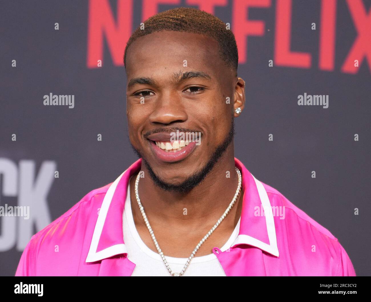 Los Angeles, USA. 11th July, 2023. Marcus Williams arrives at the