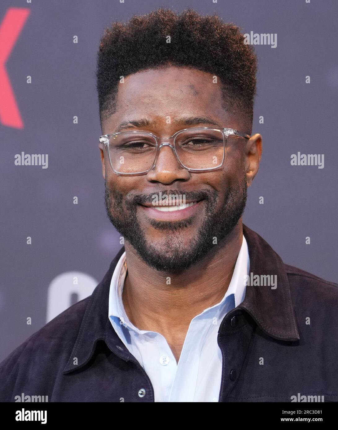 Los Angeles, USA. 11th July, 2023. Nate Burleson arrives at the Netflix