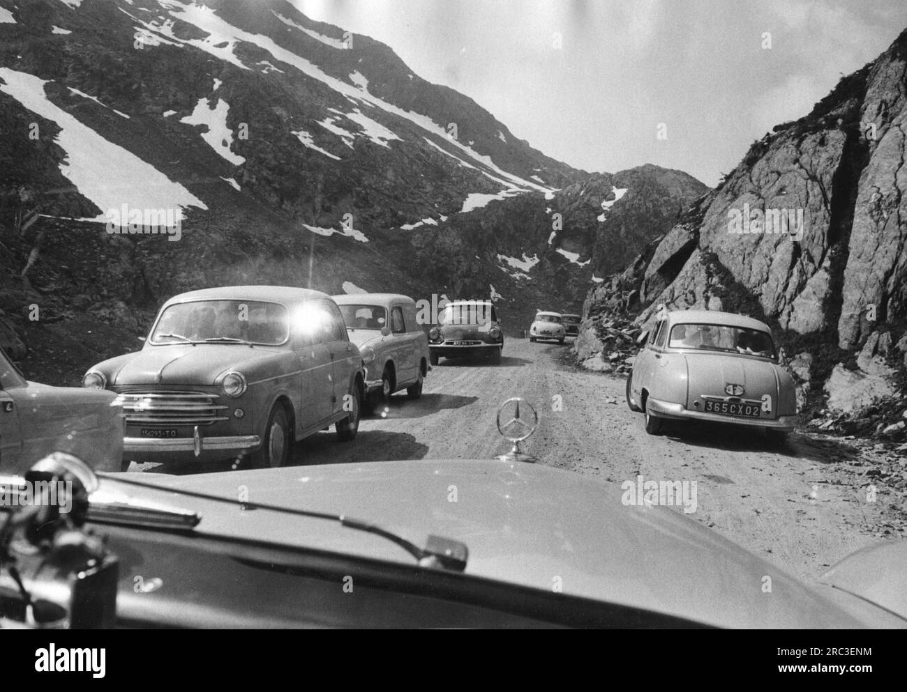geography / travel, Switzerland, transport / transportation, Great Saint Bernard Pass, 1950s, ADDITIONAL-RIGHTS-CLEARANCE-INFO-NOT-AVAILABLE Stock Photo