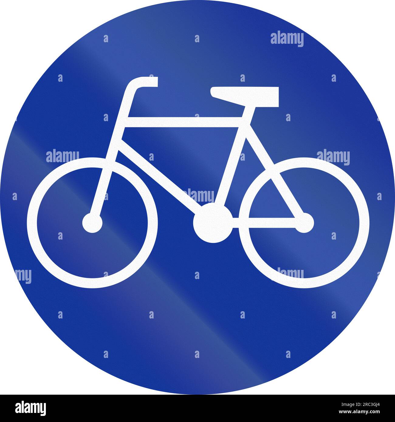 Polish sign for bicycle lane Stock Photo Alamy