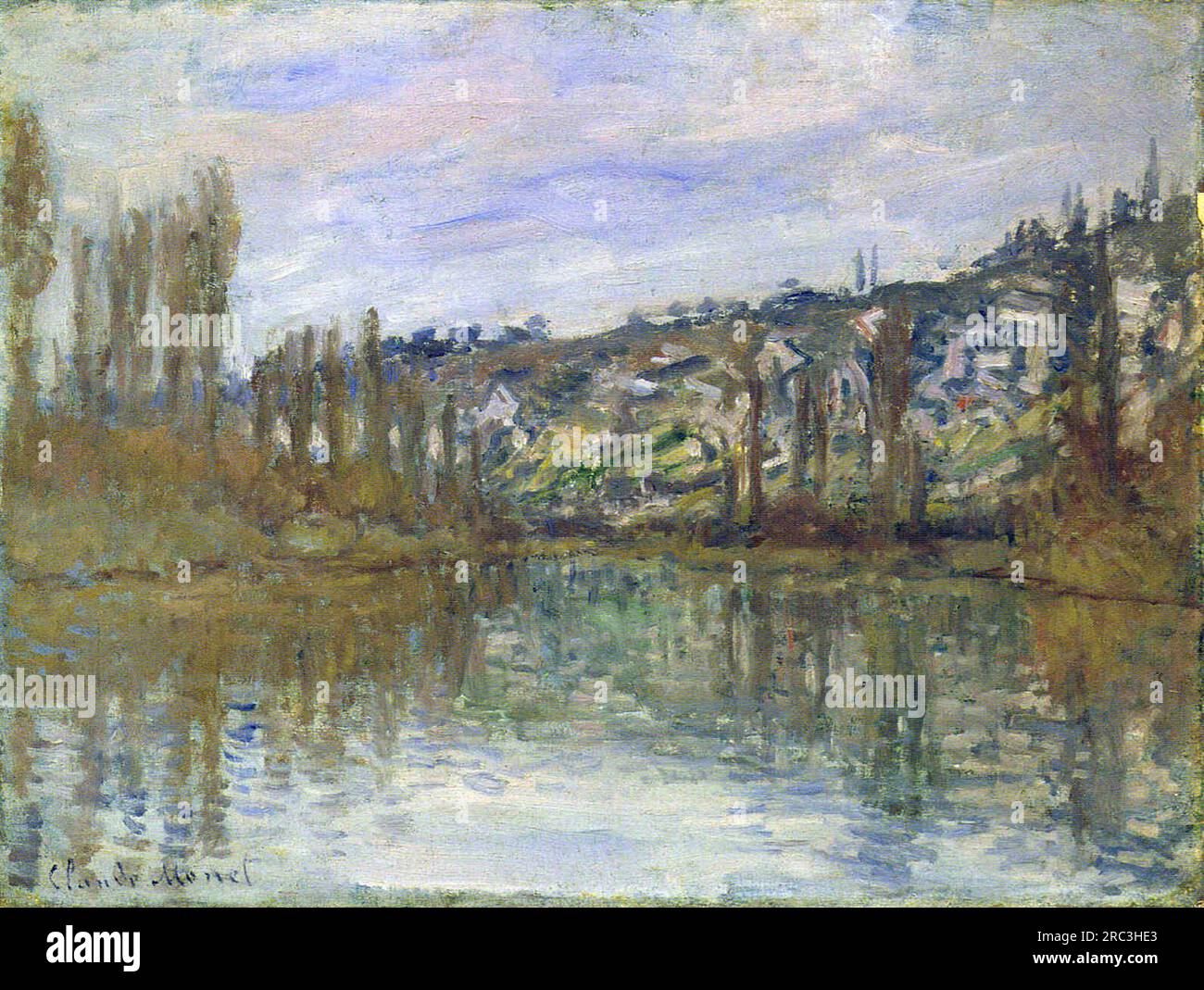 The Seine near Vetheuil 1897 by Claude Monet Stock Photo - Alamy