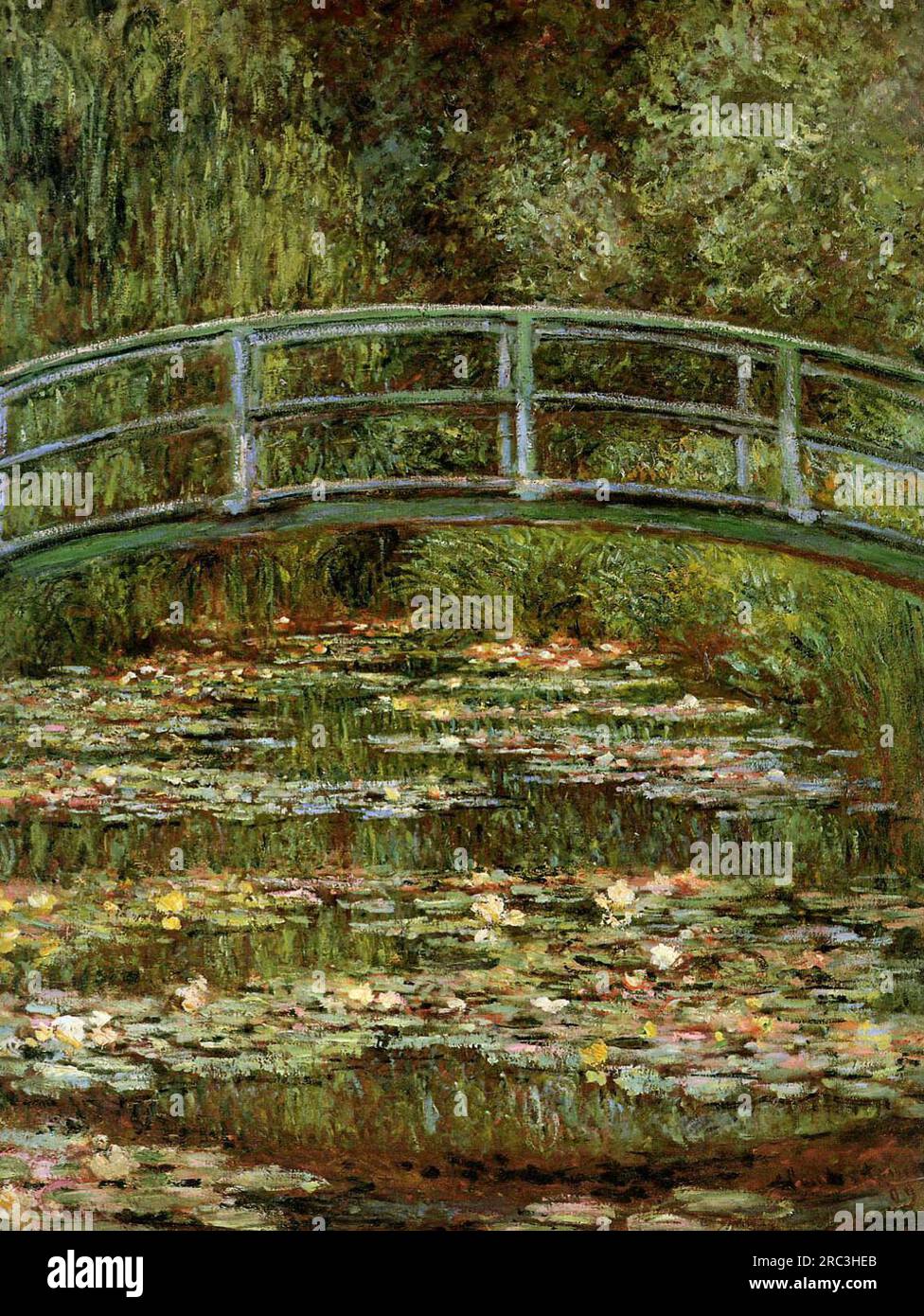 The Japanese Bridge 1899 by Claude Monet Stock Photo - Alamy