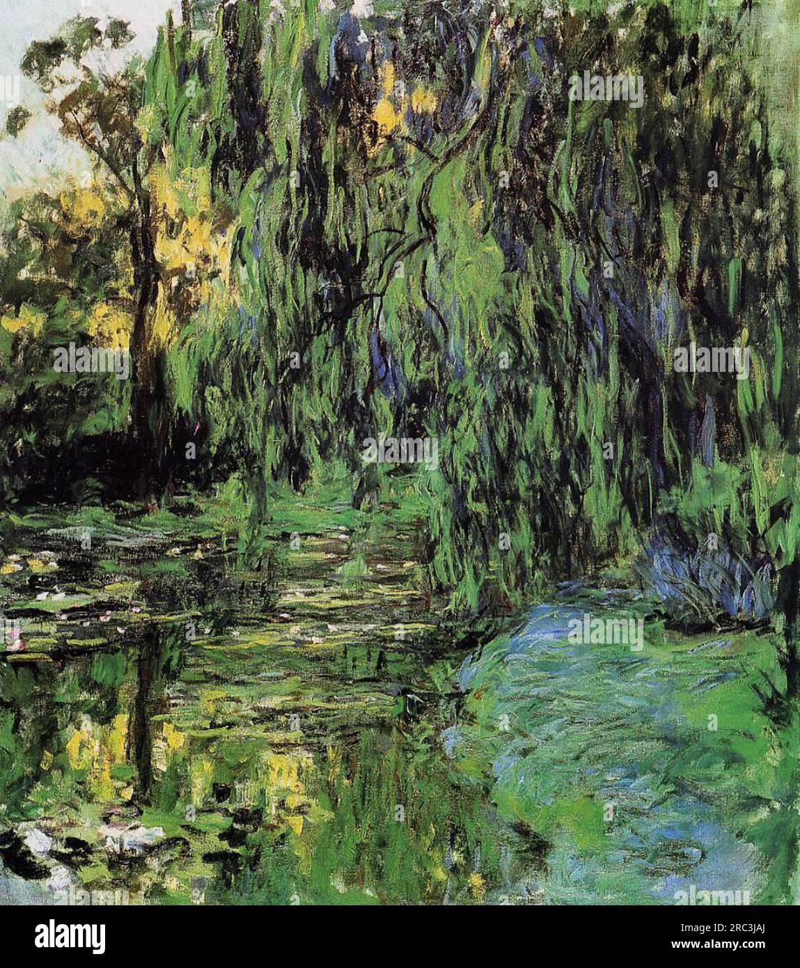 Weeping Willow and Water-Lily Pond 1919 by Claude Monet Stock Photo - Alamy