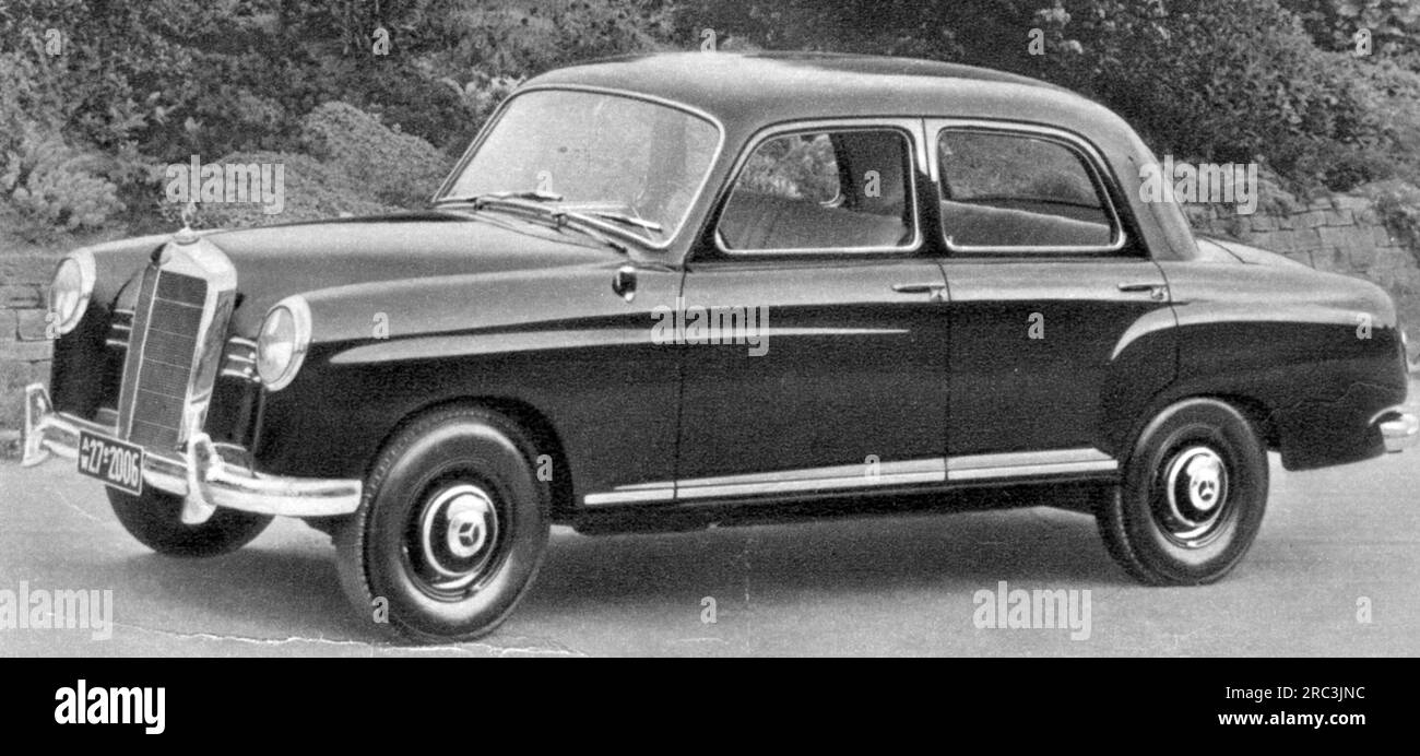 transport / transportation, car, vehicle variants, Mercedes-Benz 180, 1953, ADDITIONAL-RIGHTS-CLEARANCE-INFO-NOT-AVAILABLE Stock Photo